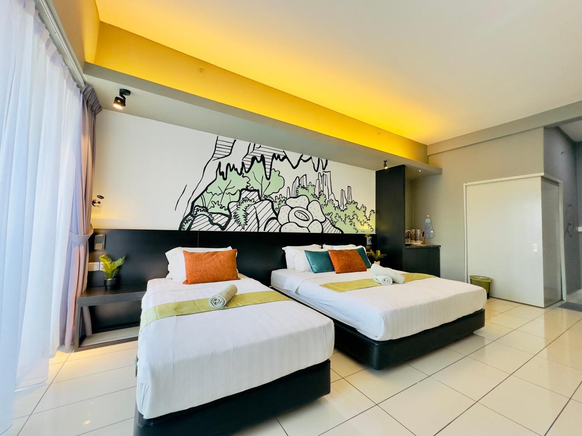 Owl Nest Suite' At Aeropod Sovo Kota Kinabalu Rom bilde